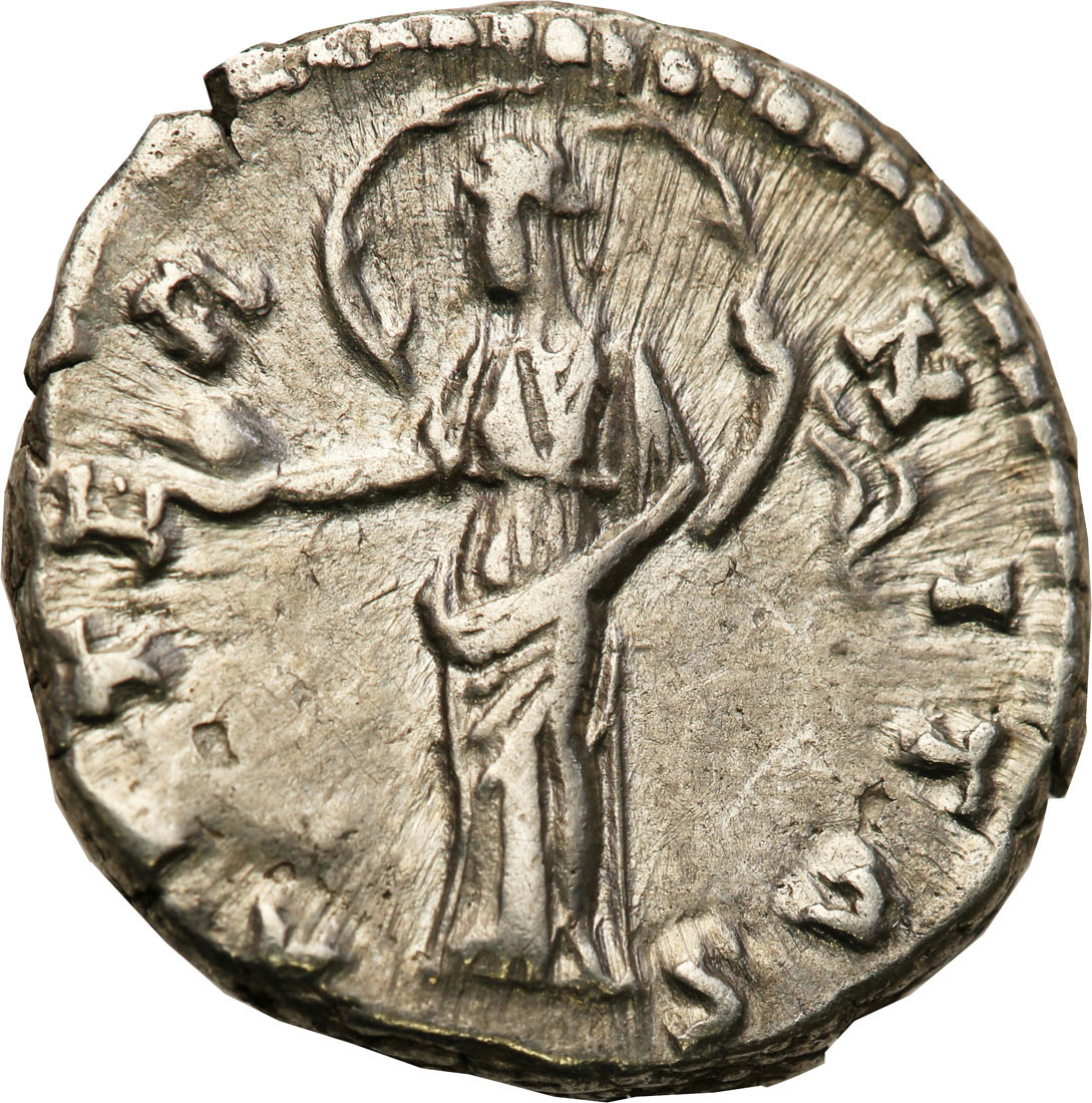 Cesarstwo Rzymskie. Faustyna I (138-141). Denar 141, Rzym
